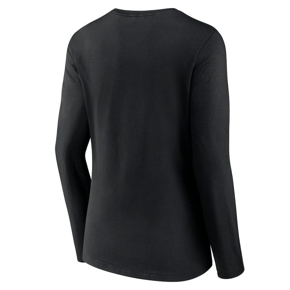 Fanatics Cincinnati Bengals Women's Hometown Sweep Long Sleeve V-Neck T-Shirt Black