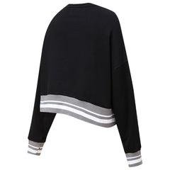 Brooklyn Nets Pro Standard Women's Mash Up Pullover Sweatshirt Black