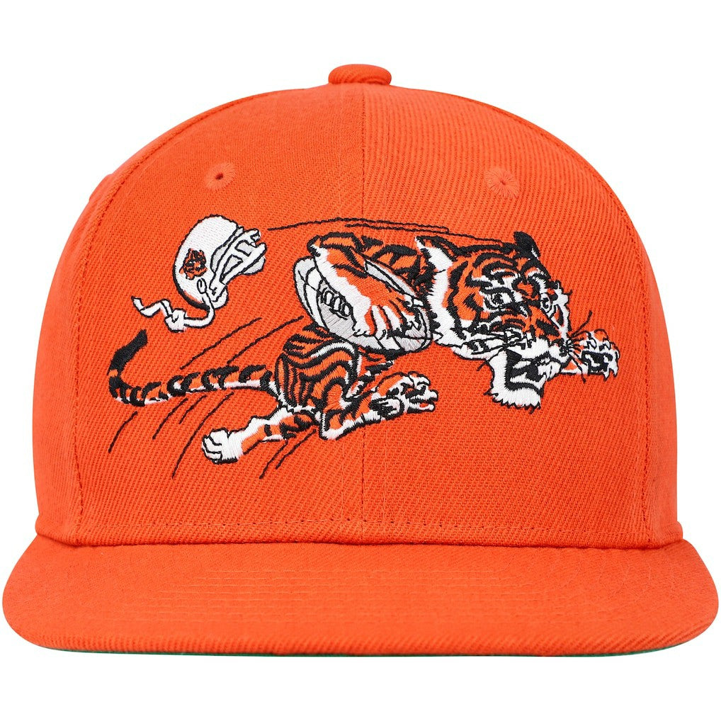 Mitchell & Ness Cincinnati Bengals Youth Gridiron Classics Ground Snapback Hat Orange