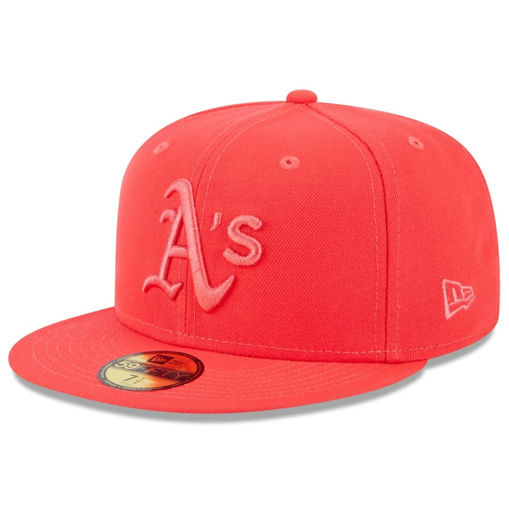 Athletics New Era 2023 Spring Color Basic 59FIFTY Fitted Hat - Red - New Era Lifestyle
