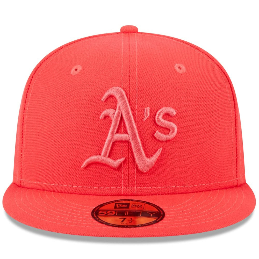 Athletics New Era 2023 Spring Color Basic 59FIFTY Fitted Hat - Red - New Era Lifestyle