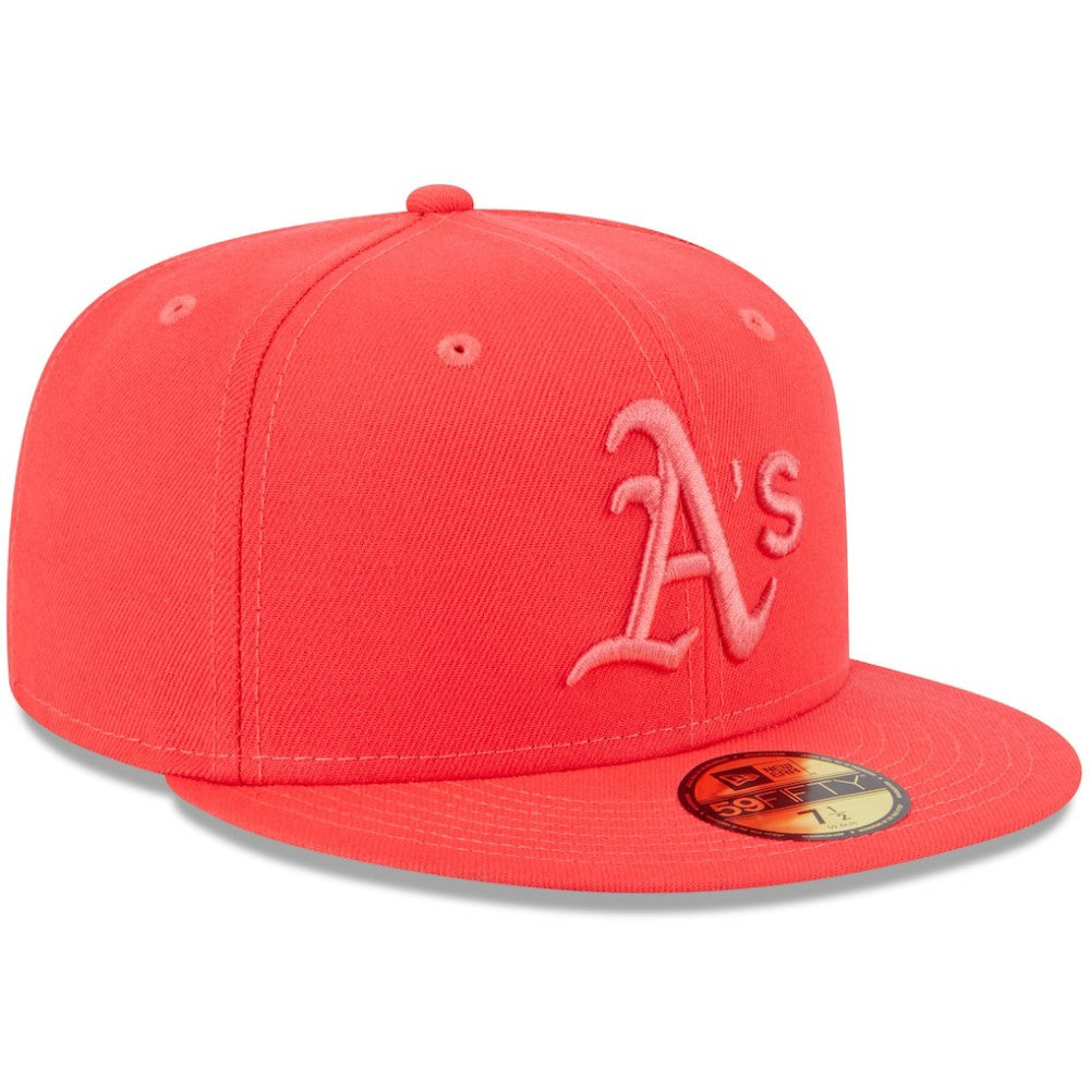 Athletics New Era 2023 Spring Color Basic 59FIFTY Fitted Hat - Red - New Era Lifestyle