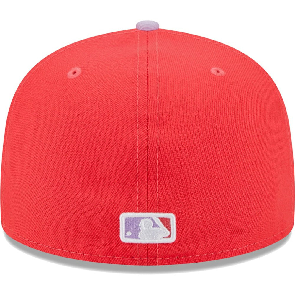 St. Louis Cardinals New Era Spring Color Two-Tone 59FIFTY Fitted Hat - Red/Lavender - New Era on Sale
