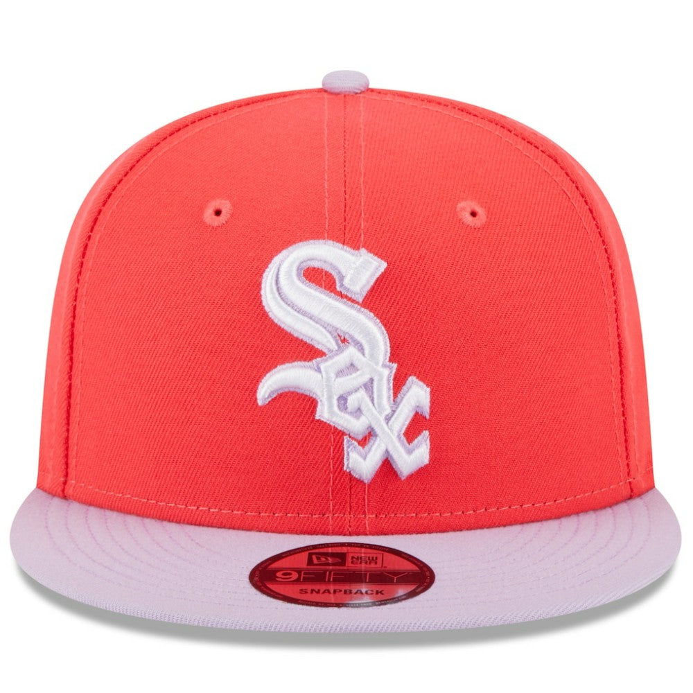Chicago White Sox New Era Spring Basic Two-Tone 9FIFTY Snapback Hat - Red/Purple - New Era on Sale