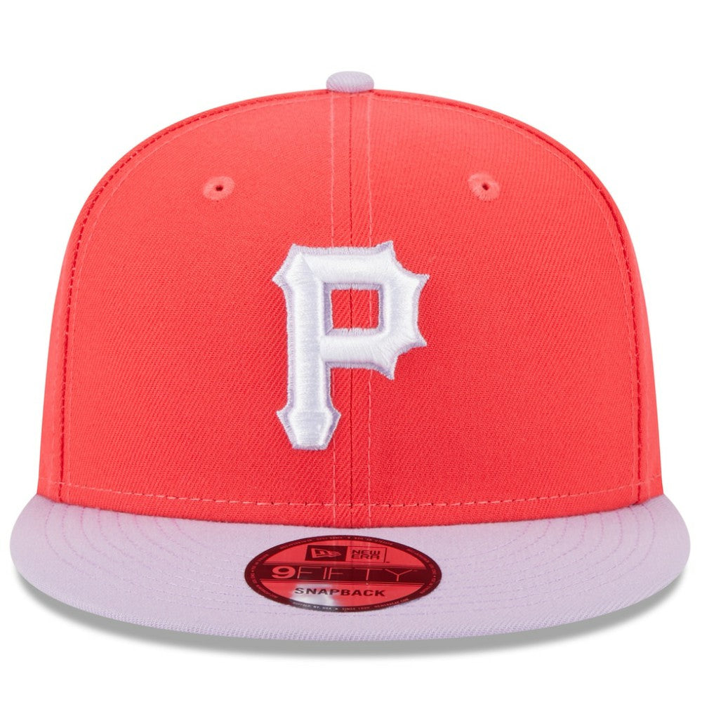 Pittsburgh Pirates New Era Spring Basic Two-Tone 9FIFTY Snapback Hat - Red/Purple - New Era Discount