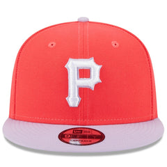 Pittsburgh Pirates New Era Spring Basic Two-Tone 9FIFTY Snapback Hat - Red/Purple - New Era Discount