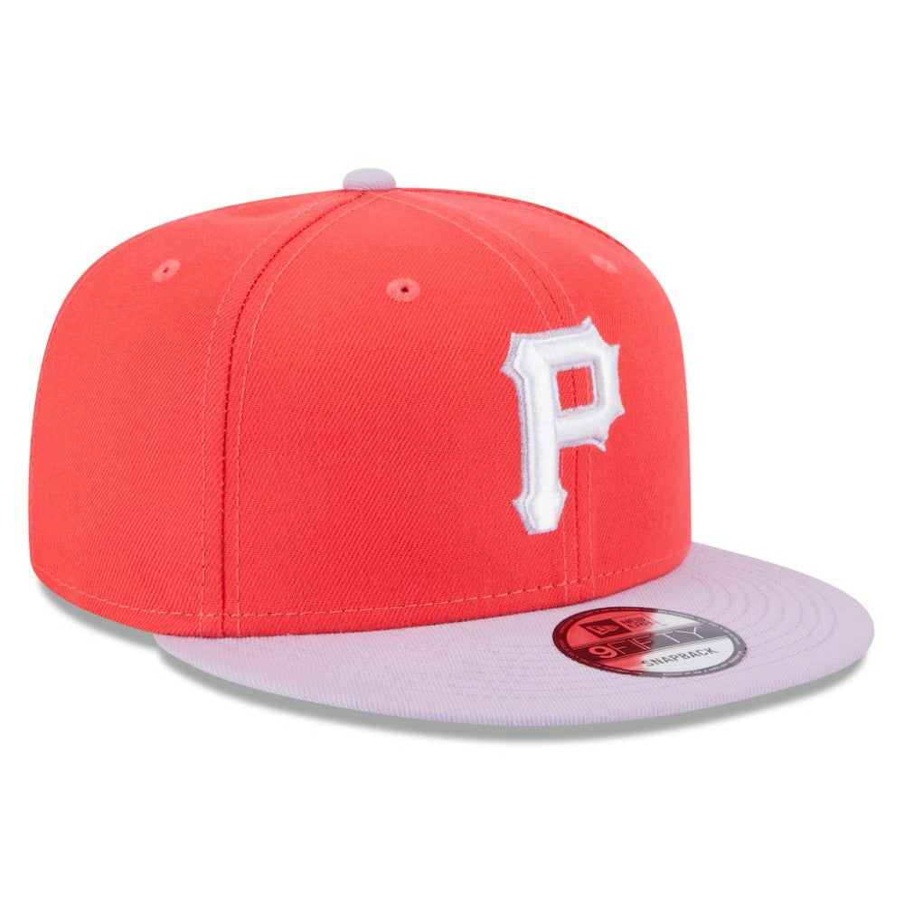 Pittsburgh Pirates New Era Spring Basic Two-Tone 9FIFTY Snapback Hat - Red/Purple - New Era Discount