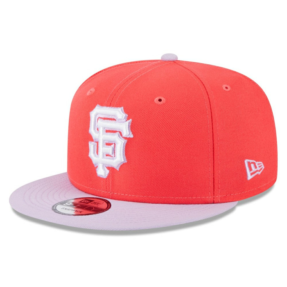 San Francisco Giants New Era Spring Basic Two-Tone 9FIFTY Snapback Hat - Red/Purple - New Era Online