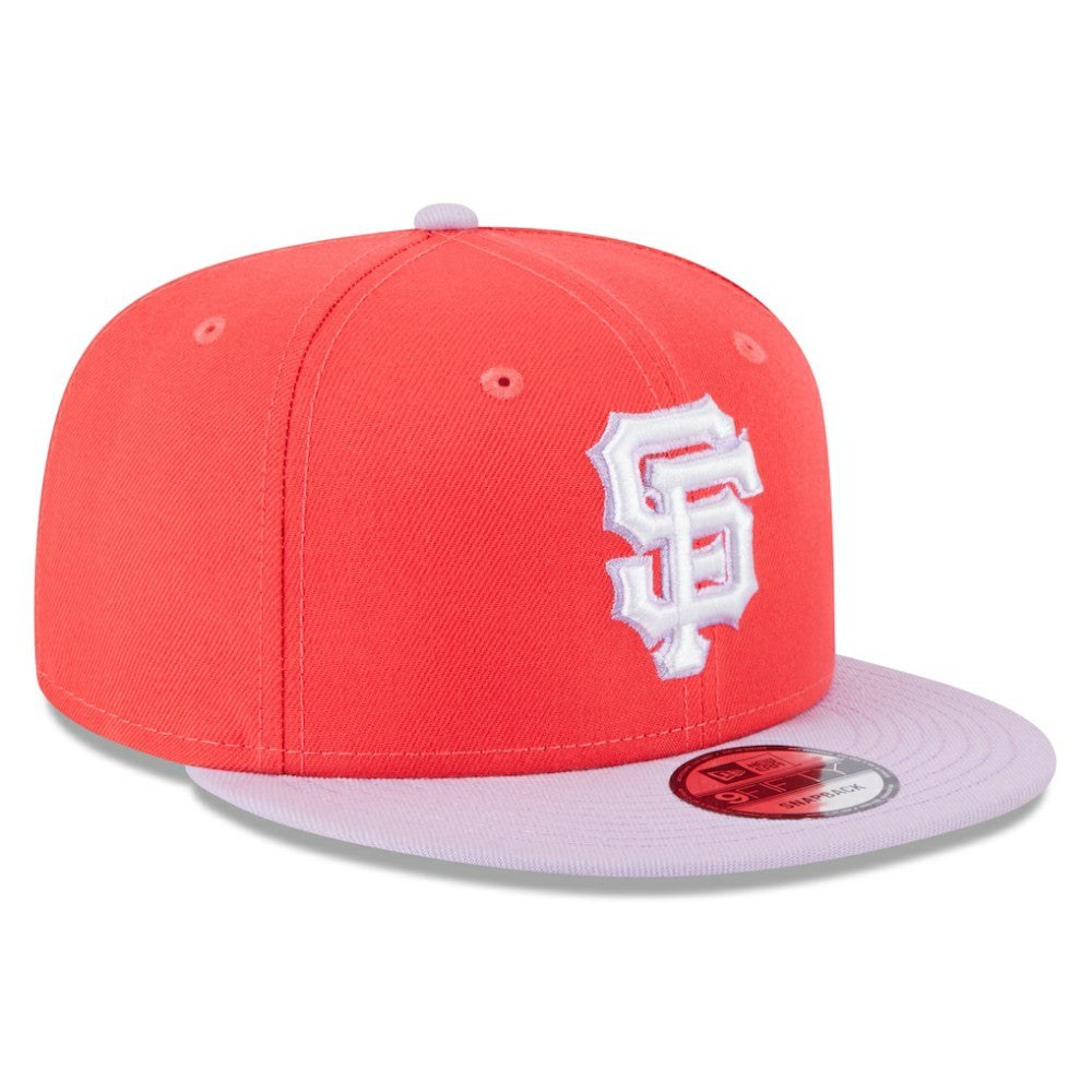 San Francisco Giants New Era Spring Basic Two-Tone 9FIFTY Snapback Hat - Red/Purple - New Era Online