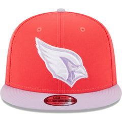 Arizona Cardinals New Era Two-Tone Color Pack 9FIFTY Snapback Hat Red/Lavender