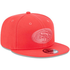 San Francisco 49ers New Era Color Pack Brights 9FIFTY Snapback Hat Scarlet