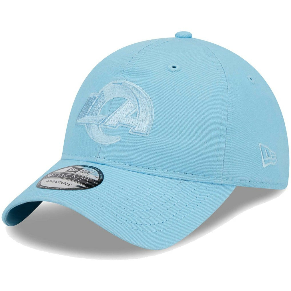 Los Angeles Rams New Era Core Classic 2.0 Brights 9TWENTY Adjustable Hat Light Blue