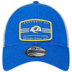 Los Angeles Rams New Era Property Trucker 9TWENTY Adjustable Hat Royal
