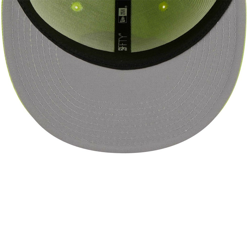Los Angeles Rams New Era Color Pack Brights 59FIFTY Fitted Hat Neon Green