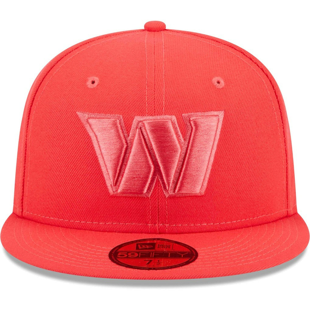 Washington Commanders New Era Color Pack Brights 59FIFTY Fitted Hat Red