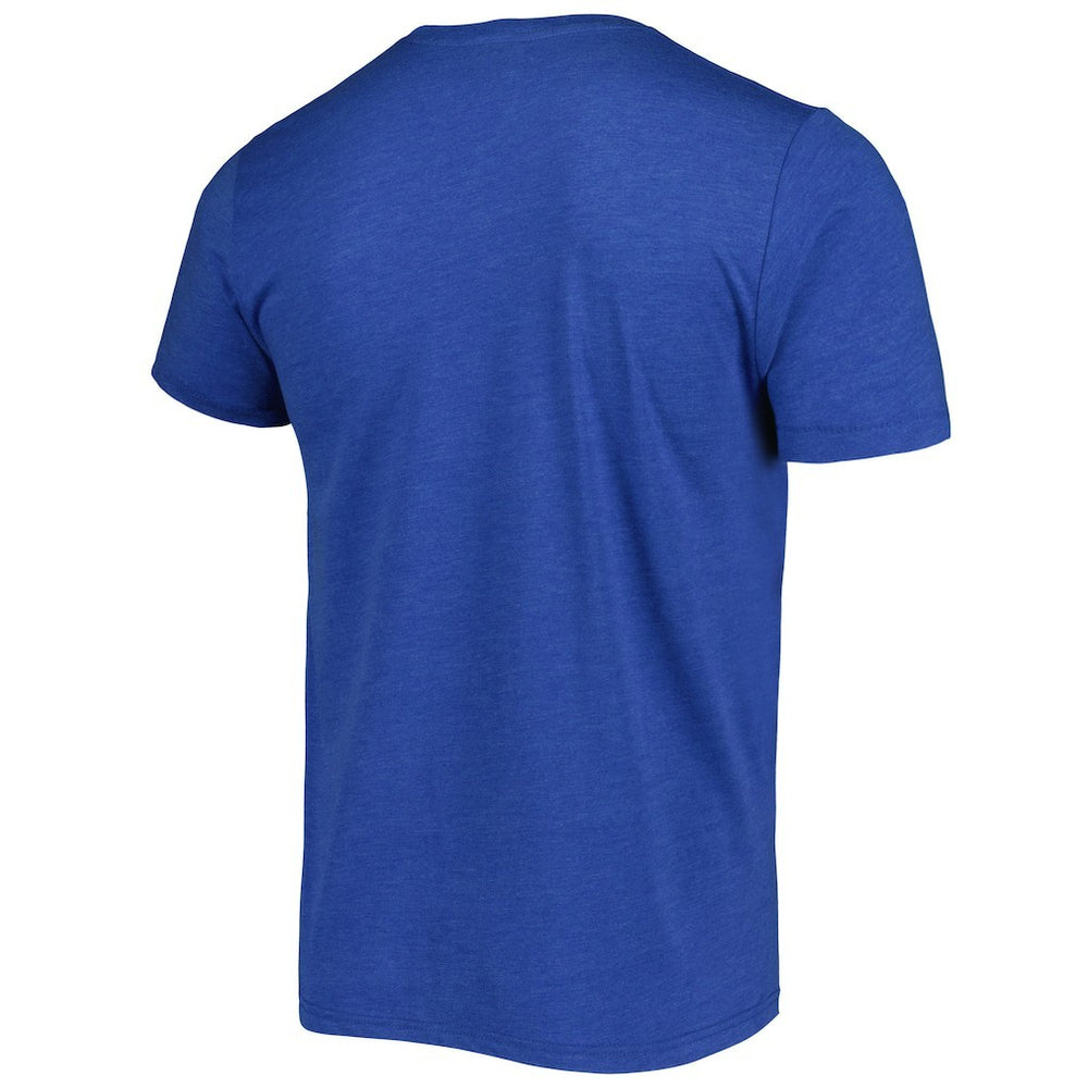 Emmitt Smith Dallas Cowboys Homage Unisex NFL Blitz Retired Player Tri-Blend T-Shirt Heathered Heather Royal