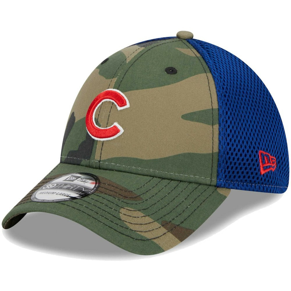 Chicago Cubs New Era Team Neo 39THIRTY Flex Hat - Camo - New Era Sale