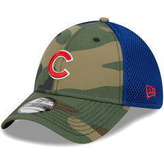Chicago Cubs New Era Team Neo 39THIRTY Flex Hat - Camo - New Era Sale