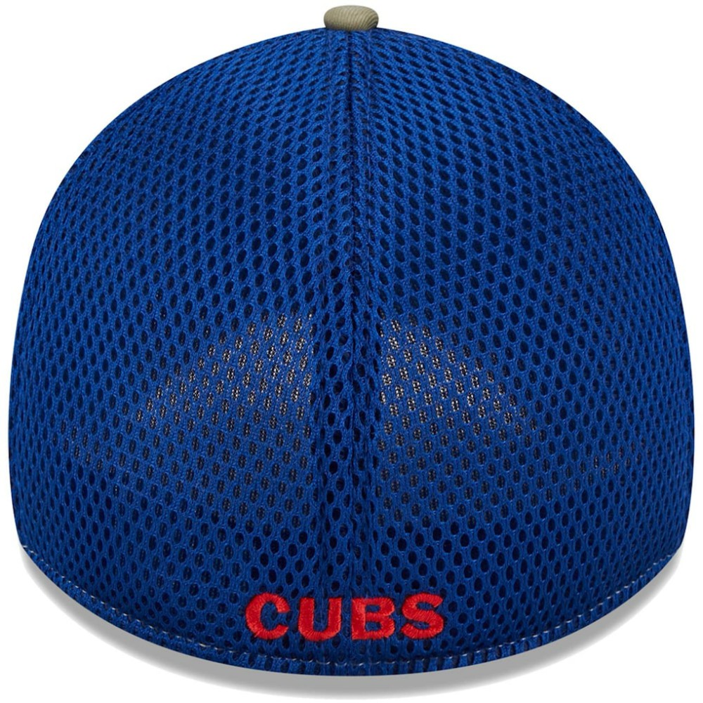 Chicago Cubs New Era Team Neo 39THIRTY Flex Hat - Camo - New Era Sale
