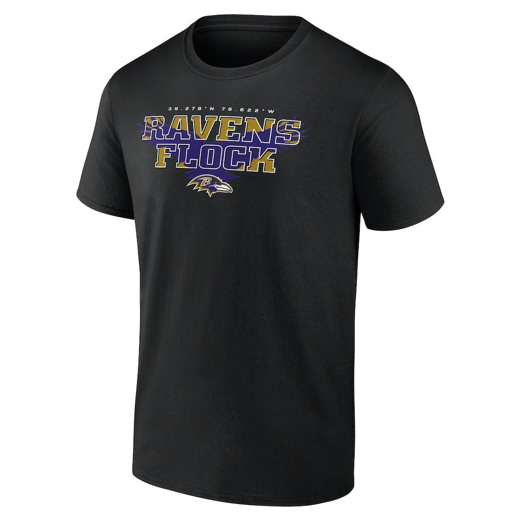 Baltimore Ravens Hometown Collection Prime Time T-Shirt Black