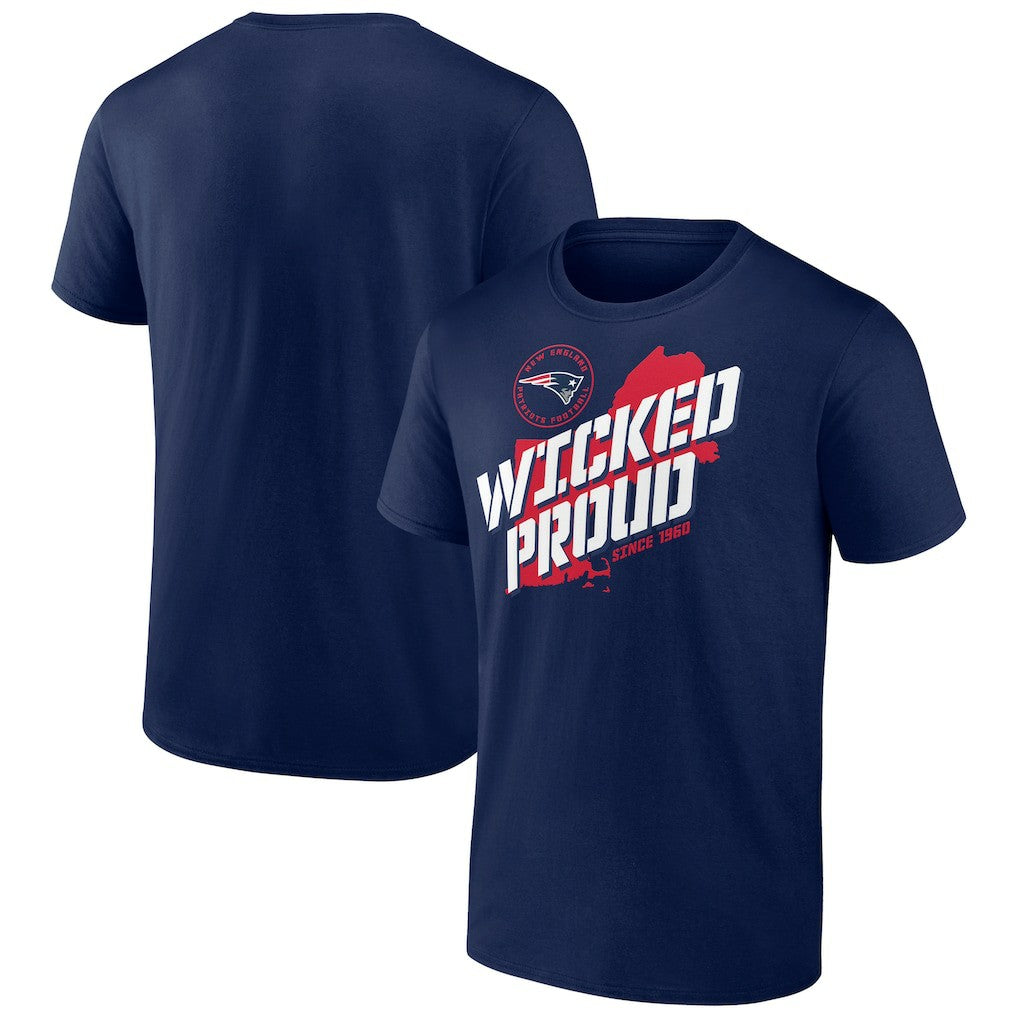 New England Patriots Hometown Collection Prime Time T-Shirt Navy