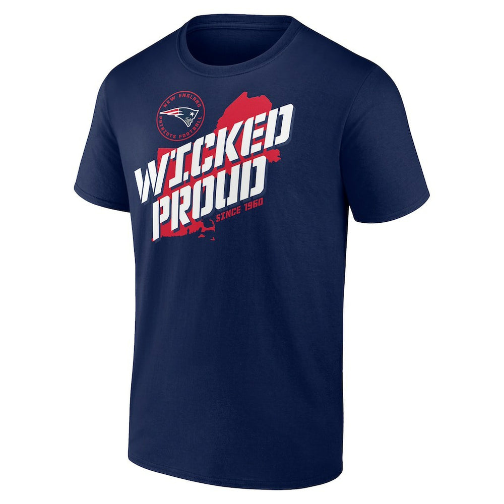 New England Patriots Hometown Collection Prime Time T-Shirt Navy