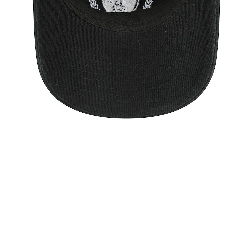 Las Vegas Raiders New Era Women's Leaves 9TWENTY Adjustable Hat Black
