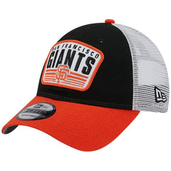 San Francisco Giants New Era Two-Tone Patch 9FORTY Snapback Hat - Black - New Era Lifestyle
