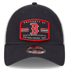 Boston Red Sox New Era Property Trucker 9TWENTY Snapback Hat - Navy - New Era Discount