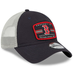 Boston Red Sox New Era Property Trucker 9TWENTY Snapback Hat - Navy - New Era Discount