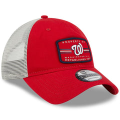 Washington Nationals New Era Property Trucker 9TWENTY Snapback Hat - Red - New Era Lifestyle
