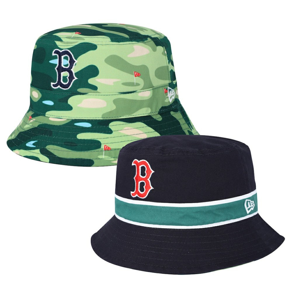 Boston Red Sox New Era Reverse Bucket Hat - Navy - New Era Sale