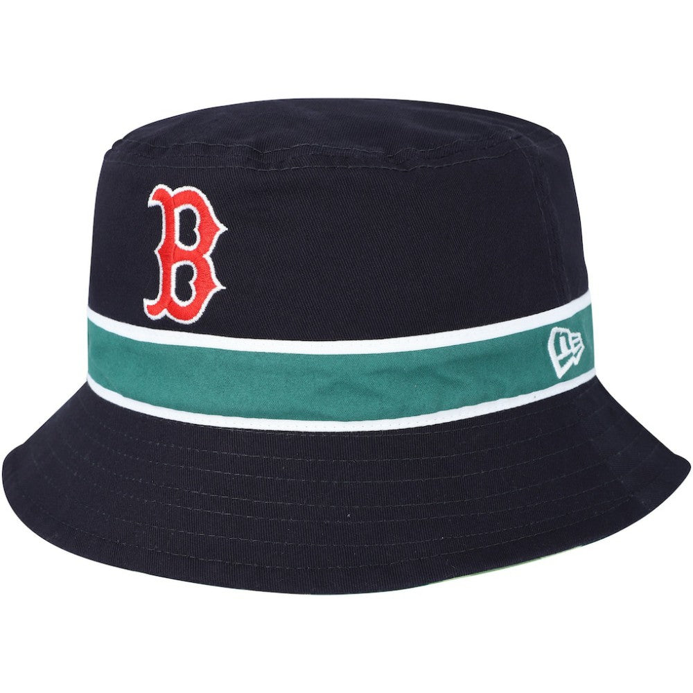 Boston Red Sox New Era Reverse Bucket Hat - Navy - New Era Sale