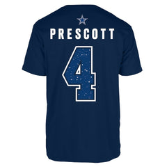 Dak Prescott Dallas Cowboys Jordan Brand Name & Number T-Shirt Navy