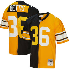Mitchell & Ness Jerome Bettis Pittsburgh Steelers 1996 Split Legacy Replica Jersey Black/Gold