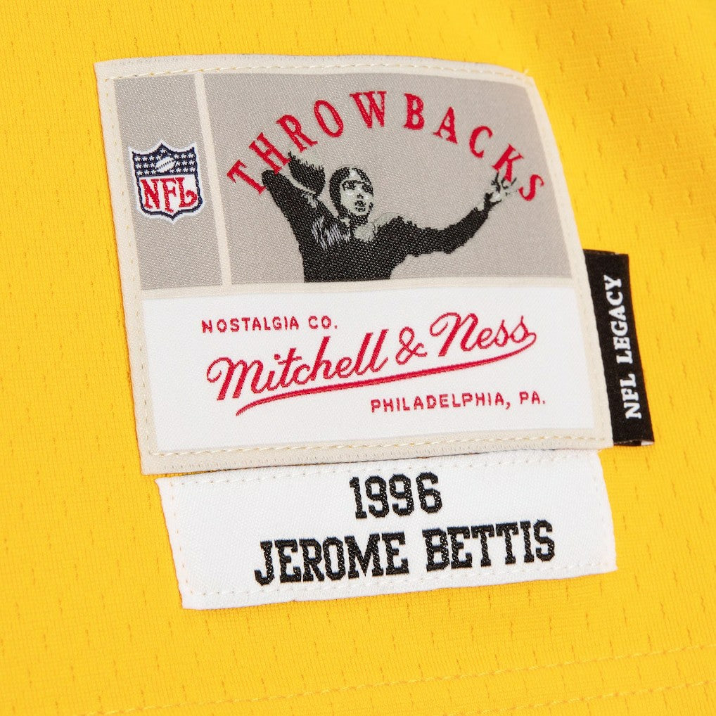 Mitchell & Ness Jerome Bettis Pittsburgh Steelers 1996 Split Legacy Replica Jersey Black/Gold