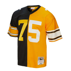 Mitchell & Ness Joe Greene Pittsburgh Steelers 1976 Split Legacy Replica Jersey Black/Gold