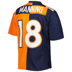 Mitchell & Ness Peyton Manning Denver Broncos 2015 Split Legacy Replica Jersey Navy/Orange