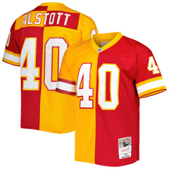 Mitchell & Ness Mike Alstott Tampa Bay Buccaneers 1996 Split Legacy Replica Jersey Orange/Red
