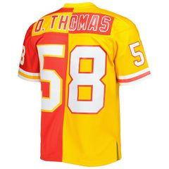 Mitchell & Ness Derrick Thomas Kansas City Chiefs 1994 Split Legacy Replica Jersey Red/Gold