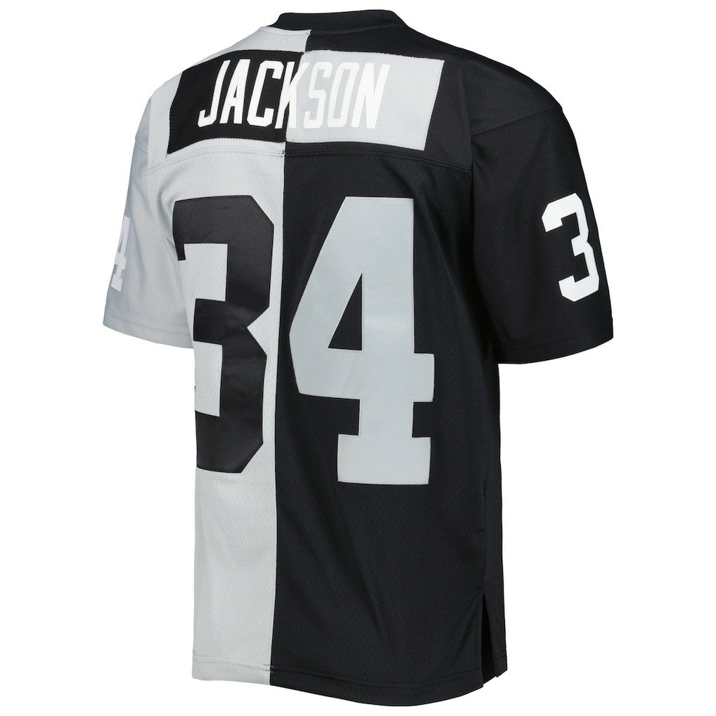 Mitchell & Ness Bo Jackson Las Vegas Raiders 1988 Split Legacy Replica Jersey Black/Silver
