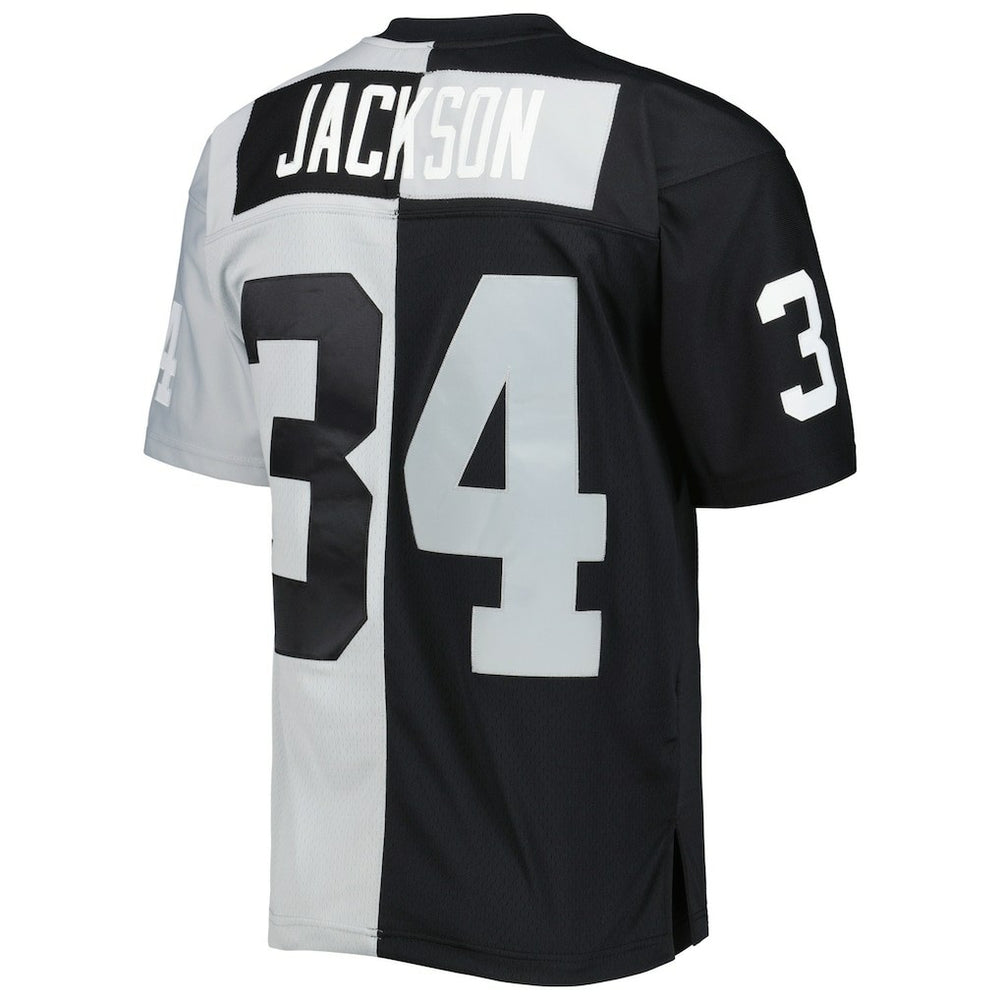 Mitchell & Ness Bo Jackson Las Vegas Raiders 1988 Split Legacy Replica Jersey Black/Silver