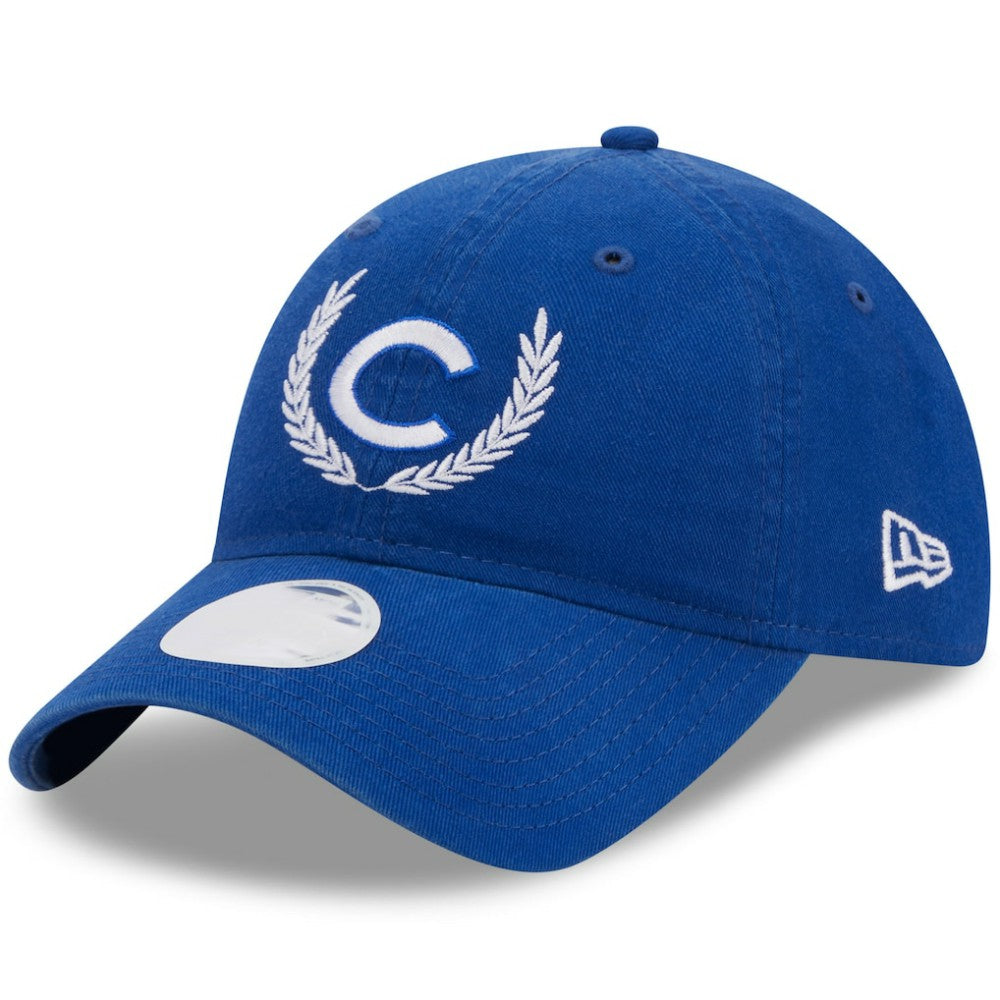Chicago Cubs New Era Women's Leaves 9TWENTY Adjustable Hat - Royal - New Era Online