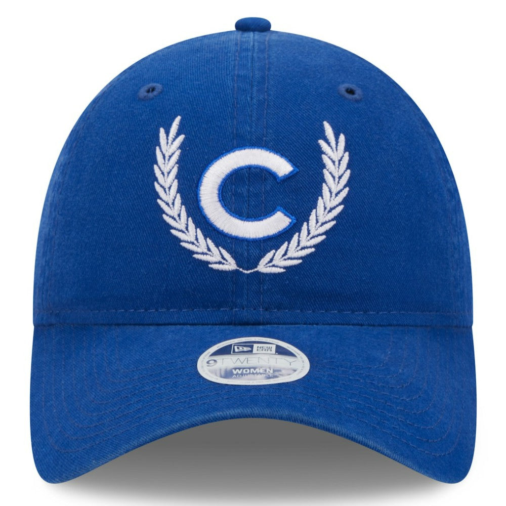 Chicago Cubs New Era Women's Leaves 9TWENTY Adjustable Hat - Royal - New Era Online