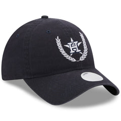 Houston Astros New Era Women's Leaves 9TWENTY Adjustable Hat - Navy - New Era on Sale