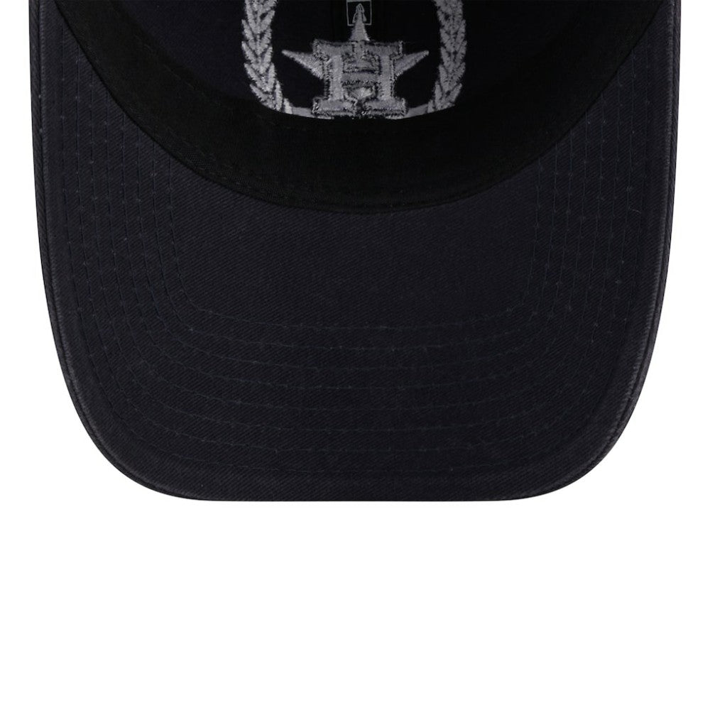 Houston Astros New Era Women's Leaves 9TWENTY Adjustable Hat - Navy - New Era on Sale
