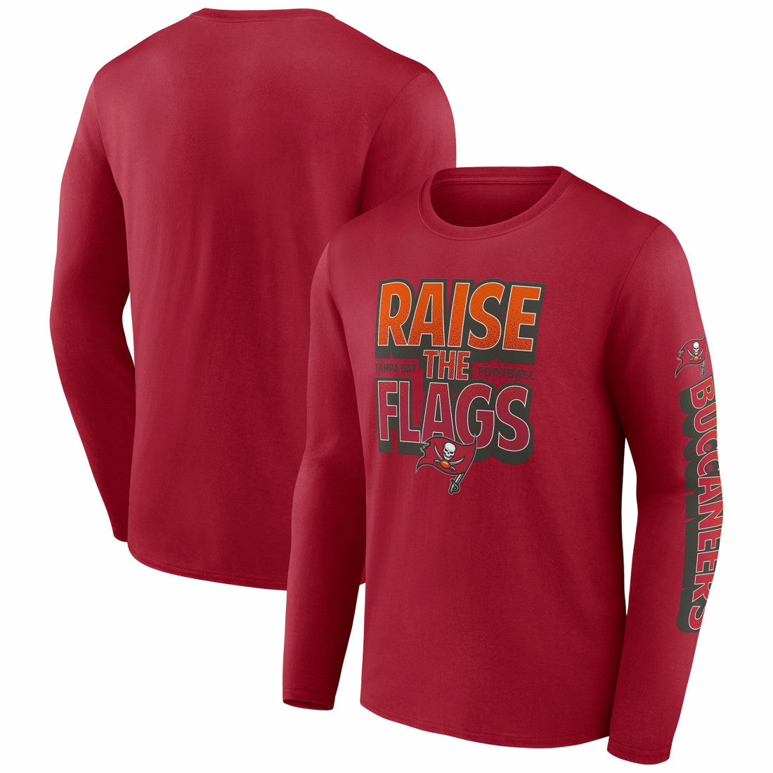 Fanatics Tampa Bay Buccaneers Hometown Collection Sweep Long Sleeve T-Shirt Red