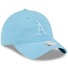 Athletics New Era Women's Doscientos Core Classic 9TWENTY Adjustable Hat - Light Blue - New Era Lifestyle