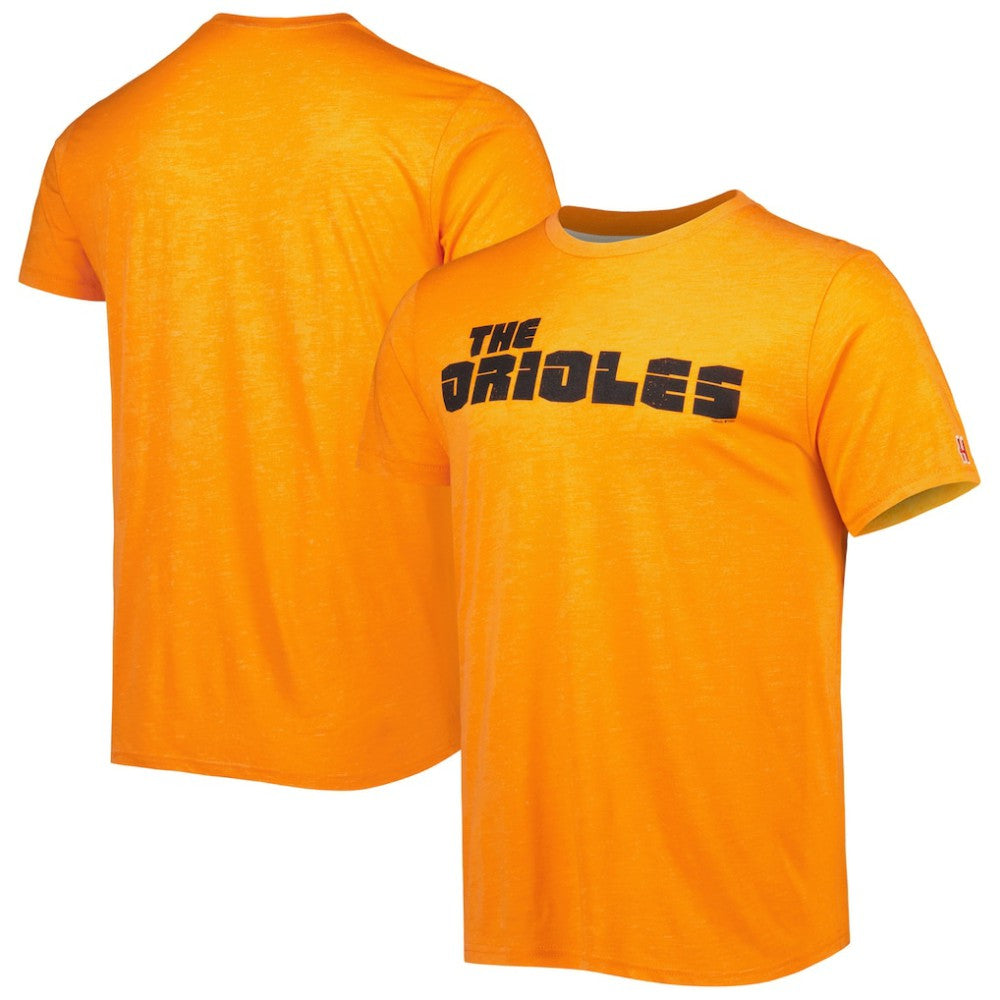 Baltimore Orioles Homage Hyper Local Tri-Blend T-Shirt - Orange - MLB Lifestyle