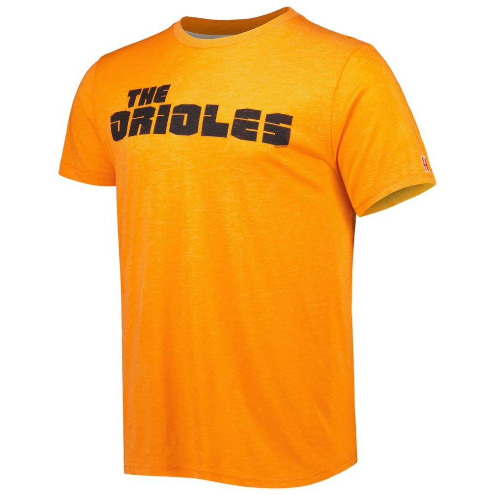 Baltimore Orioles Homage Hyper Local Tri-Blend T-Shirt - Orange - MLB Lifestyle